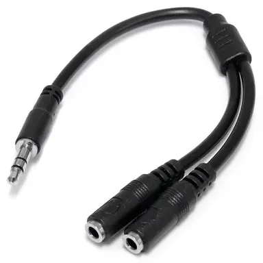 StarTech.com Split One Headphone Jack into Two Separate Jacks - 3.5MM Audio Splitter - Mini J, image 4
