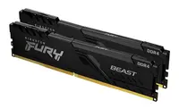 Kingston 16GB 3200MHz DDR4 CL16 Dimm (KIT OF 2) Fury Beast Black, image 3