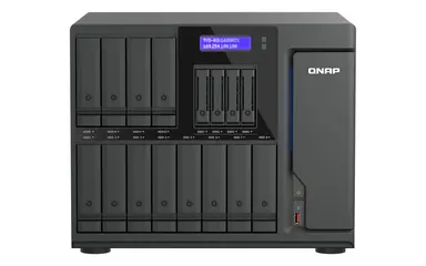 Qnap 16-BAY Quts Hero NAS (12 X 3.5 SATA + 4 X U.2 NVME SLOTS) Intel Core Ultra