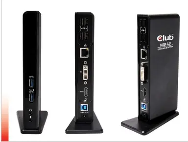 Club 3D B.V USB GEN1 Type A Dual Display Docking Station, image 4