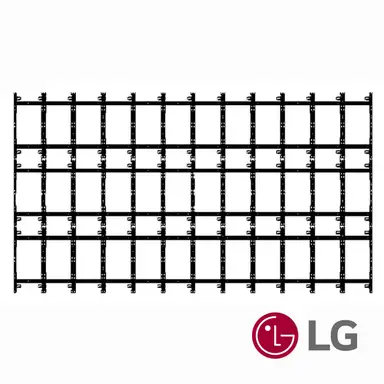 Chief TiLEDTM 12x12 dvLED Wall Mount Kit for LG LSAB-U325C 325" with Side Cover