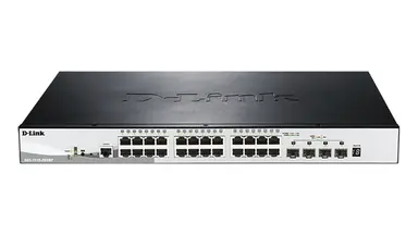 D-Link Systems Switch - - 1U - Wired - 10GBPS - Networking / Ports QTY: 28 - Gig, image 4