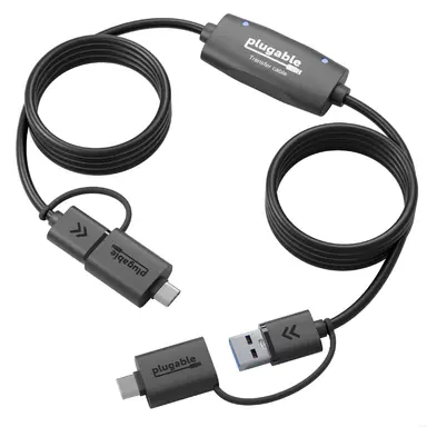 Plugable Technologies Plugable USB 3.0 Data Transfer Cable Transfer Data Between 2 Windows Pcs Bravu