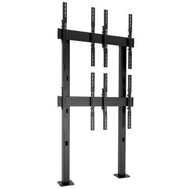 Chief Manufacturing Fusion 2 X 2 Portrait Micro-Adjustable Large Bolt-Down Freestanding Video Wall