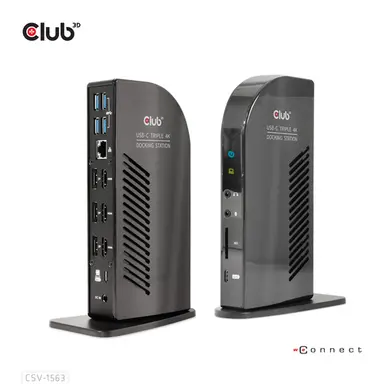 Club 3D B.V USB2 (10G) Typec 3X 4K60HZ Dock, image 8
