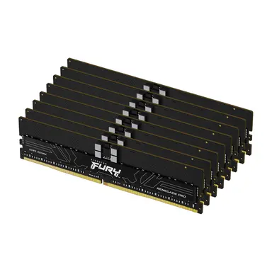 Kingston 128GB 5600MT/S DDR5 ECC Reg CL36 DIMM (Kit of 8) Fury Renegade Pro XMP