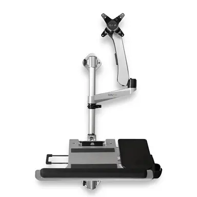 STARTECH.COM Ergonomic Wall-Mounted Workstation - VESA Monitor Arm for up to 34IN/19.8LB Disp