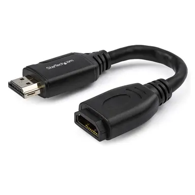 StarTech.com Startech 6 in Short High Speed HDMI 2.0 Extension Cable with Ethernet; 4K 60HZ