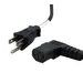 StarTech.com 10 ft (3M) Computer Power Cord, NEMA 5-15P to Right Angle C13, 10A 125V, 18AWG, image 5