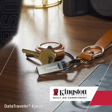 Kingston 512GB Datatraveler Kyson 220MB/S Metal USB 3.2 Gen 1 - Dimensions: 39MM X 12.6MM, image 8