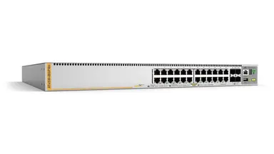 Allied Telesis L3 Stackable Switch, 20X 10/100/1000-T PoE+ , 4X 100M/1G/2.5G/5G-T PoE+, 4X SFP+, image 4