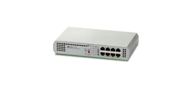 Allied Telesis 8-Port 10/100/1000TX Unmanaged Switch with External Power Supply US Power, image 4