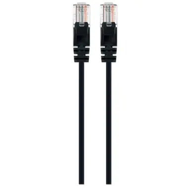 Intellinet Cat6a U/UTP Slim Network Patch Cable, 5 FT., Black, image 8