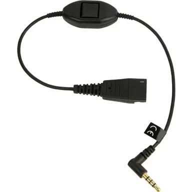 Jabra QD to 3.5MM W. Answer BTN