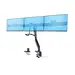 StarTech.com Crossbar Triple Monitor Desk Mount for up to Three 27 in Screens, VESA 75X75/100X, image 5