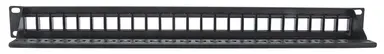Intellinet Blank Patch Panel; 24-Port, 1 U, Black, image 7