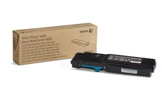 Xerox Phaser 6600/WORKCENTRE 6605 High Capacity Cyan Toner Cartridge