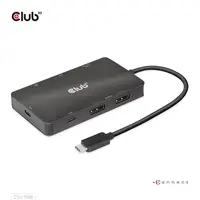 Club 3D B.V USBGEN2 Typec to 2X DP 4K60HZ 7IN1 Dock, image 3