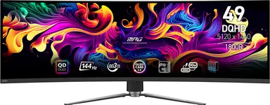 MSI Computer Mpg 491CQP Qd-Oled Monitor, image 8