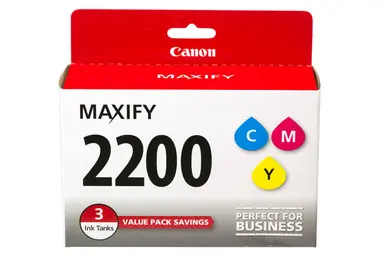 Canon Inkjet For Canon MB5320, MB5020, IB4020 - Includes (1 Each) PGI-2200 Cyan, PGI-2200 Mag