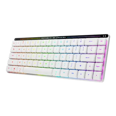 ASUS Rog Falchion RX Low Profile 65% Compact Wireless Gaming Keyboard with Rog RX Low