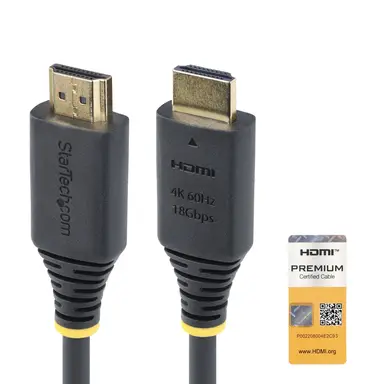 StarTech.com 30 ft (9.1 m) Active High Speed HDMI Cable, 4K 60HZ/1440P 144HZ, HDR10/HDCP 2.2/AR