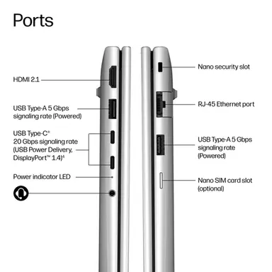 HP PB4G2I16AI U5 325 16 16GB/512 PC Intel U5 325, 16 WUXGA AG LED Uwva, Uma, Web, image 4