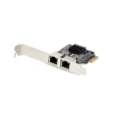 StarTech.com 2-Port Gigabit PCIe Network Adapter Card, 10/100/1000MBPS PCI Express NIC, Dual