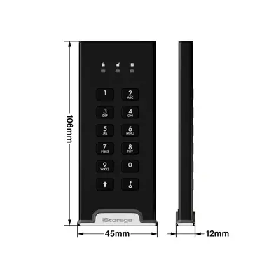 Kanguru Istorage Diskashur M2 Fips 140-3 Level 3 (PENDING) Secure Pin Protected SSD-500G, image 8