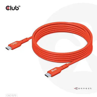Club 3D B.V Club 3D 240W USB-C 2.0 Cable, image 8