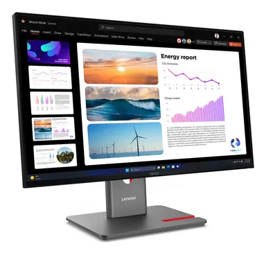 Lenovo P24Q-40, 24 Inch QHD Monitor with IPS, HDR10, LTPS Stand with Phone Slot, Variab, image 8