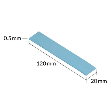 Arctic Cooling Arctic TP-3: Premium Performance Thermal Pad, 120 X 20 X 0.5 MM (4 Pieces) - Hig, image 8