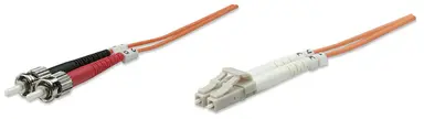 Intellinet 3M 10 ft LC/ST Multi Mode Fiber Cable