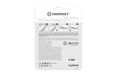 Kingston 128GB Ironkey Keypad 200 Fips 140-3 Lvl 3 (PENDING) AES-256 Encrypted, image 3
