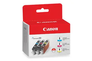 Canon Inkjet Canon CLI-8 3 Pack C/M/Y Value Pack - Ink - Cartridge - for PRO9000, PRO9000 Mar, image 4