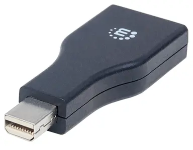 Manhattan - Strategic Mini DisplayPort Male to DisplayPort Female, Adapter, Black