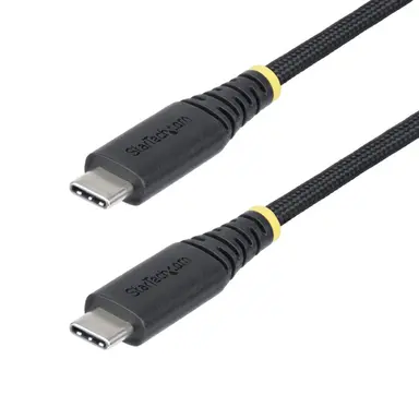 StarTech.com 3 ft (91CM) USB-C Charging Cable, 240W (5A) PD Epr, Dual-Layer Silicone/Braided J, image 4
