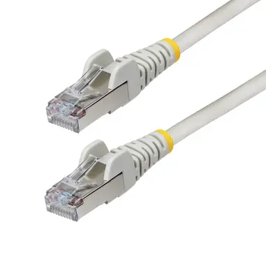 StarTech.com 1 ft Gray Cat6a Ethernet Cable, Snagless RJ45, 10G, 100W PoE, S/FTP, LSZH, 27AWG, image 4