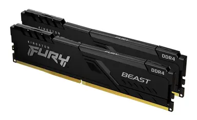 Kingston 16GB 3200MHz DDR4 CL16 Dimm (KIT OF 2) Fury Beast Black