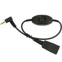 Jabra QD to 2.5MM TRRS W. Answer BTN, image 3