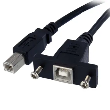 StarTech.com This USB to USB Panel Mount Features a USB Type B Male Connector on One End, image 4