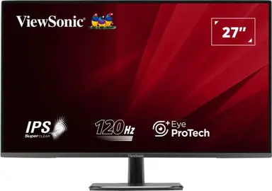 ViewSonic 27 in 1080P IPS Monitor with Adaptive Sync, HDMI, DisplayPort, and VGA