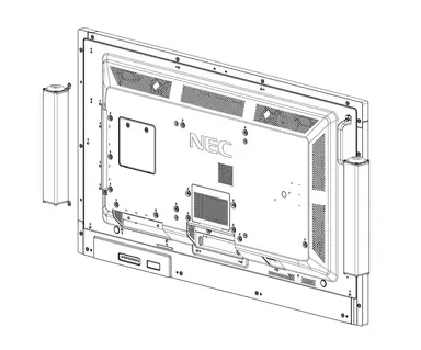 Nec Display Solutions Premium Full Range Passive Speaker - Black - for V404 V484 V554 P404 P484 P, image 8
