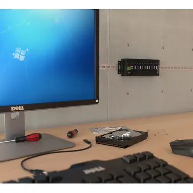 StarTech.com Add Ten USB 3.0 (5GBPS) Ports with This Din Rail or Surface-Mountable Metal Hub, image 8