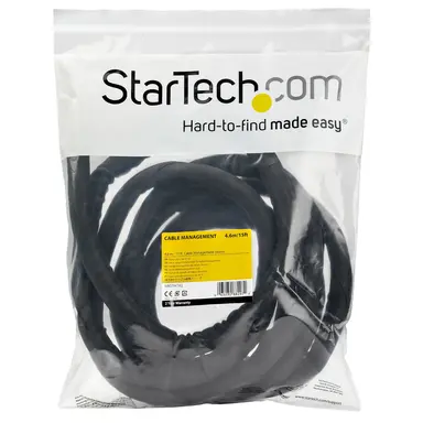 StarTech.com 15 ft Flexible Cable Management Sleeve Wrap - Expandable Coiled Cable Manager Sle, image 8