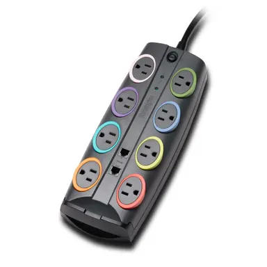 Kensington Computer Smartsockets Standard Adapter 8 Outlet 8