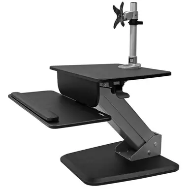 StarTech.com Turn Your Desk into a Sit-Stand Workspace with Easy Height Adjustment and Monito