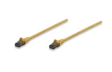 Intellinet Patch Cable Cat6 Yellow 0.5 ft Snagless Boot, image 4