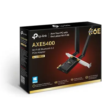 Omada Networks BY TP Link AXE5400 Tri-Band Wi-Fi 6E Bluetooth Pci Express Adapter SPEED: 2402 Mbps AT 6 GH, image 7