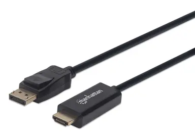 Manhattan - Strategic DisplayPort Male to HDMI Male Cable, 1.8 M (6 FT.), Black